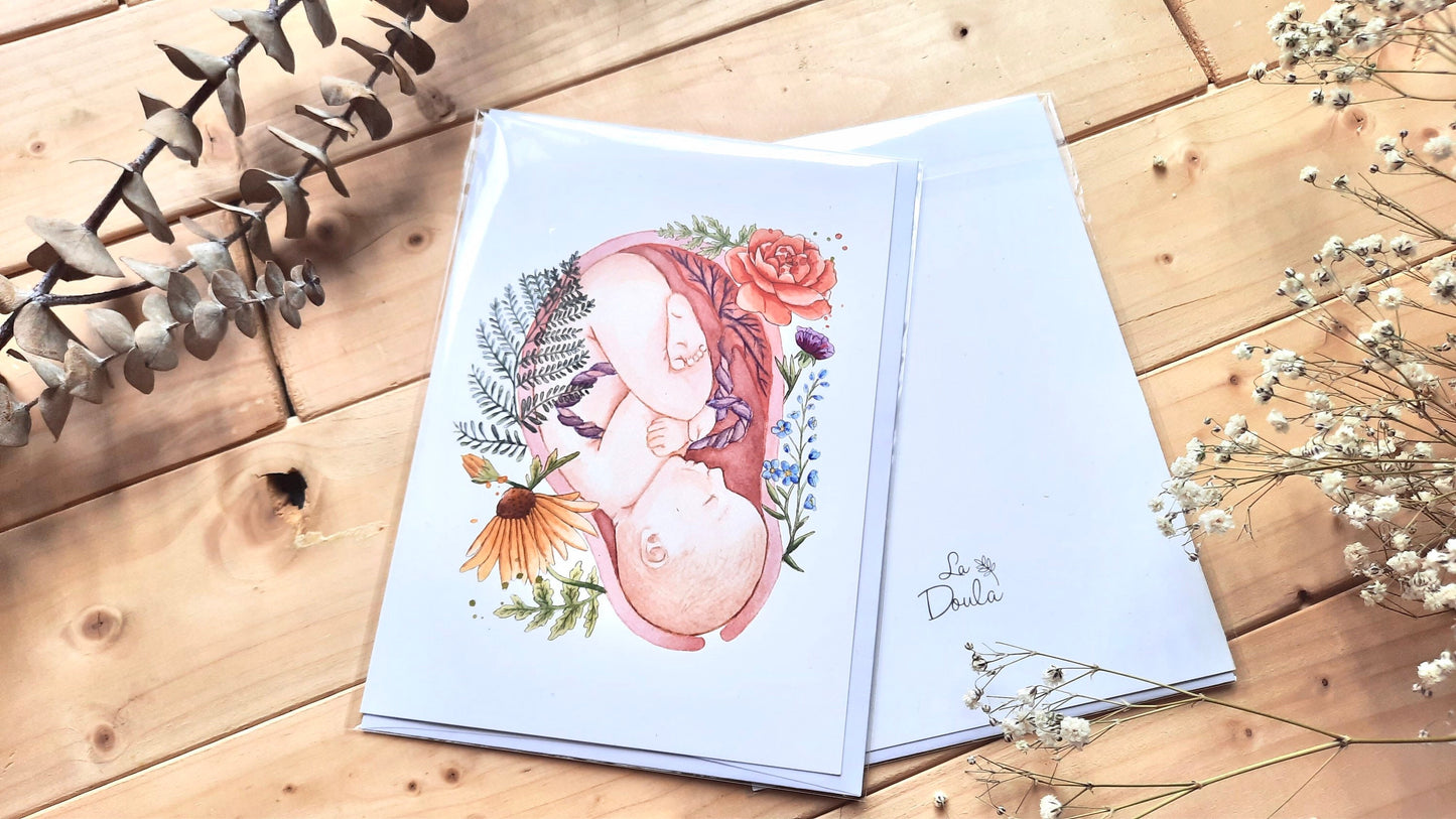 Greeting card IN UTERO