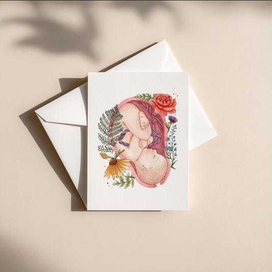Greeting card IN UTERO