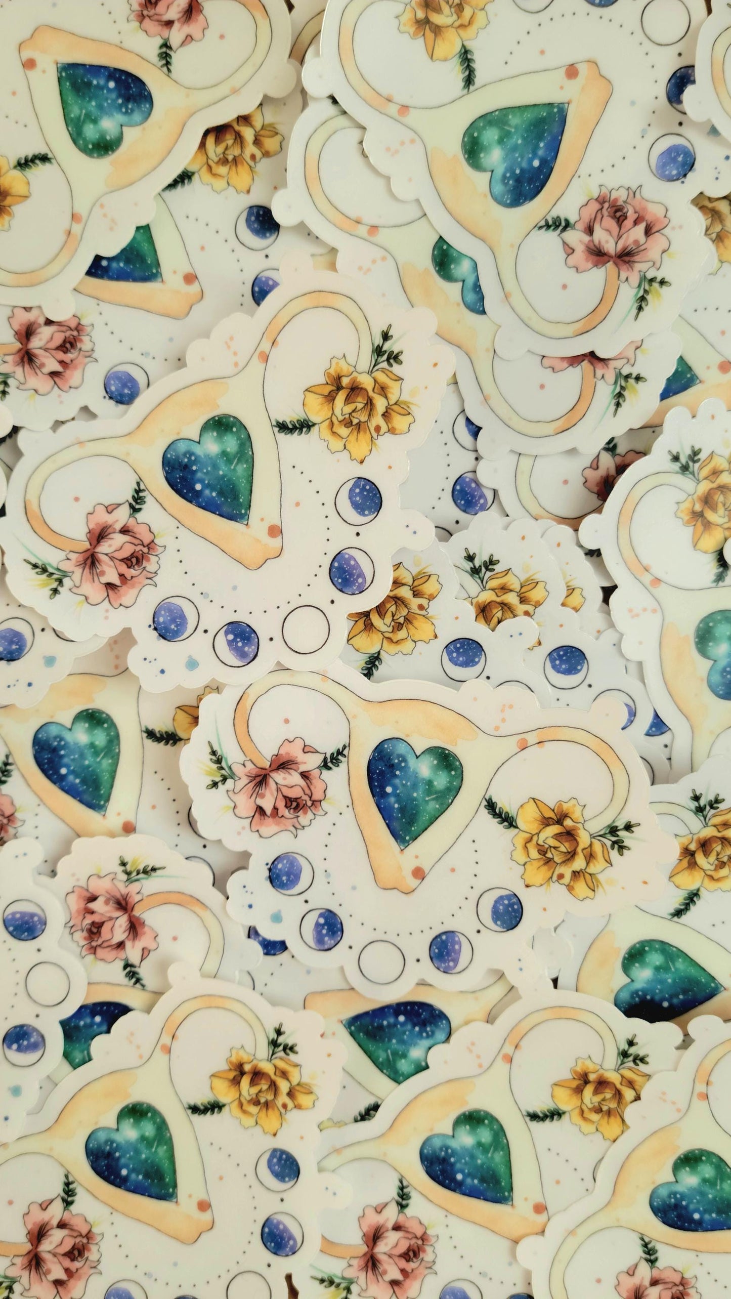 Waterproof vinyl sticker UTERUS IN BLOOM