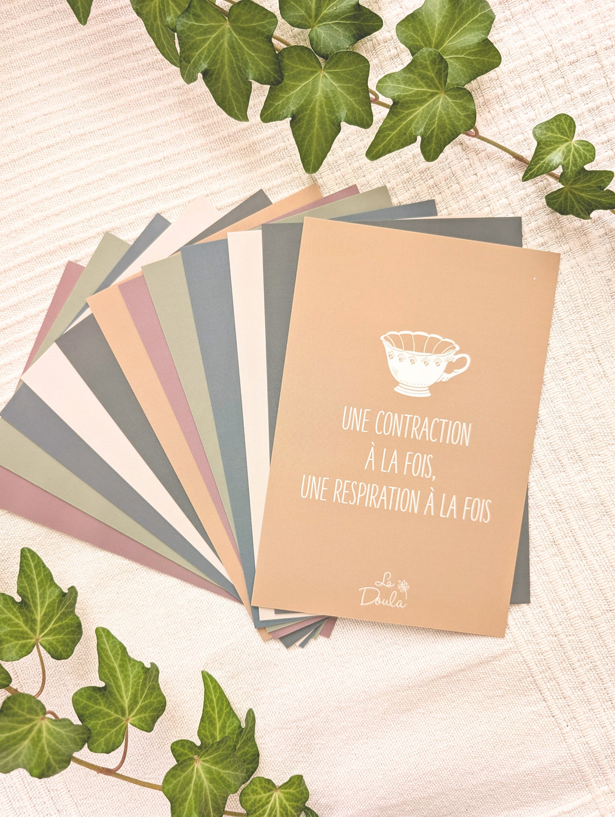 Cartes d'Affirmations pour l'Enfantement ANCRAGE *numérique*