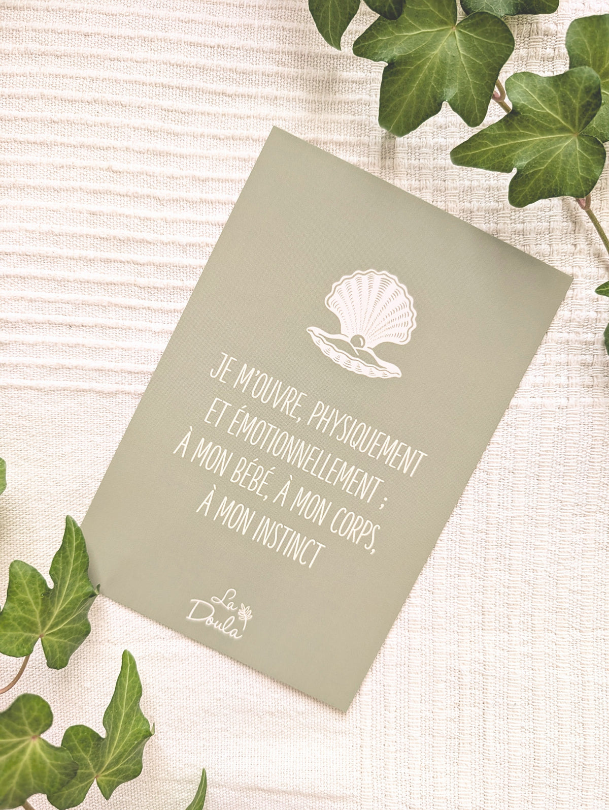 Cartes d'Affirmations pour l'Enfantement ANCRAGE *numérique*