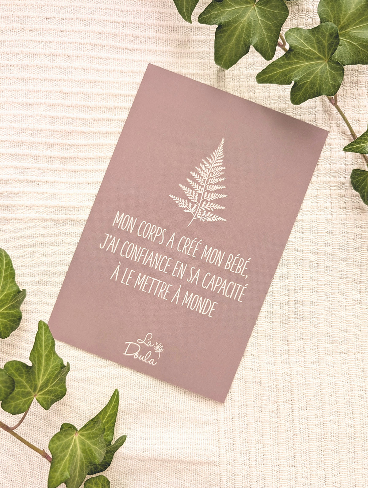 Cartes d'Affirmations pour l'Enfantement ANCRAGE *numérique*