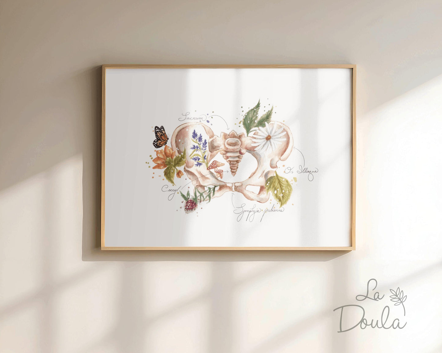 Watercolor print CRADLE