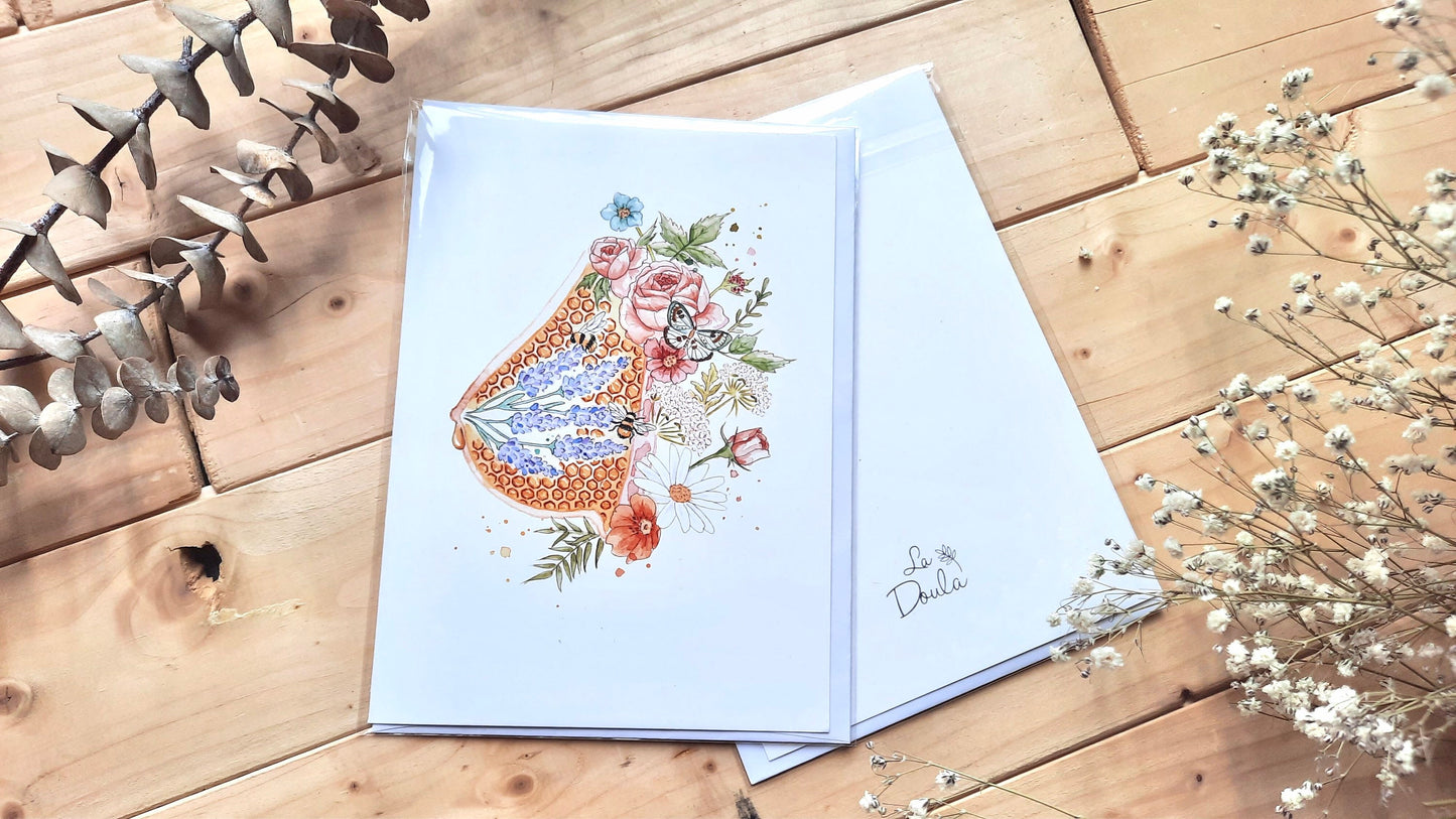 LIQUID GOLD Greeting Card