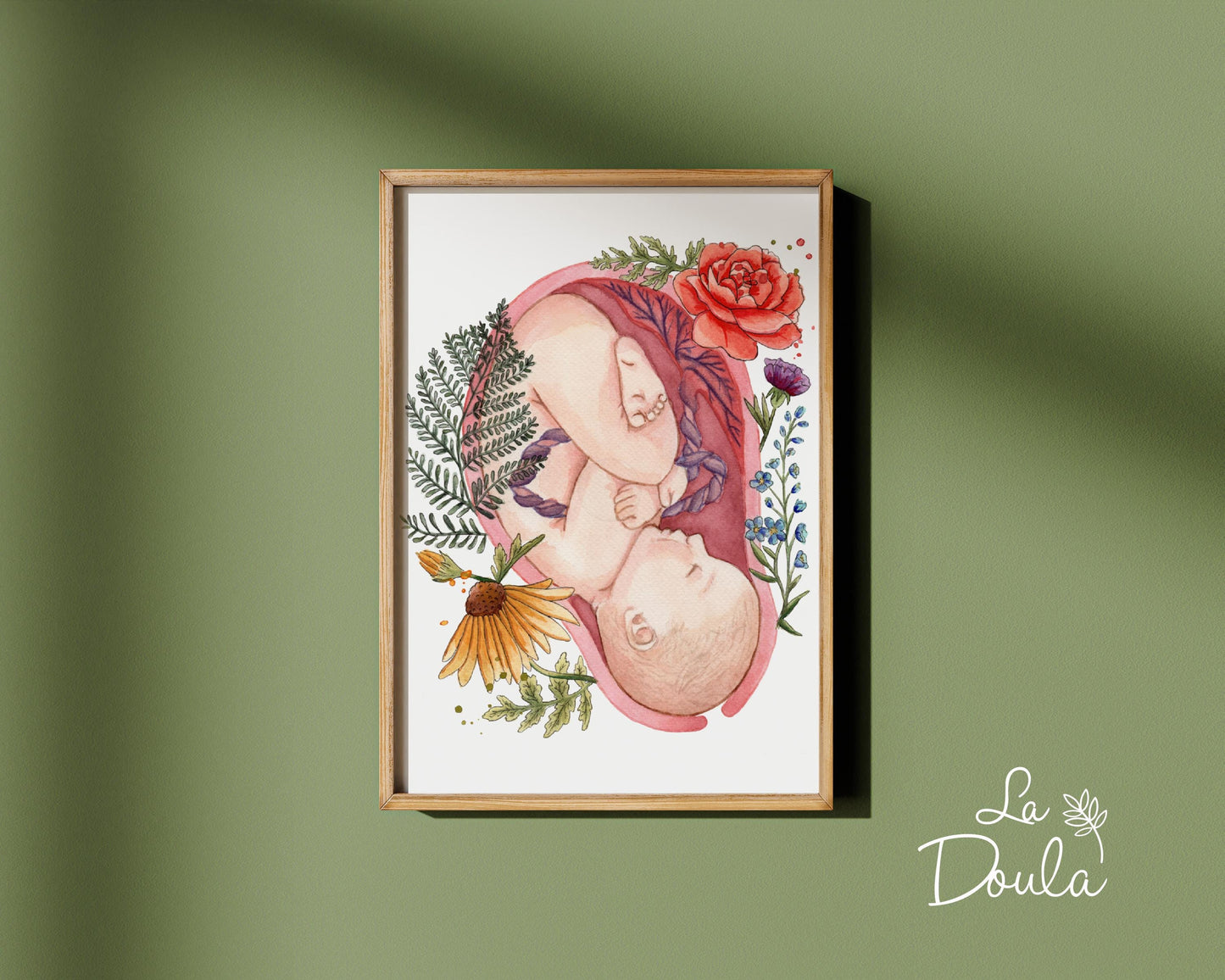 IN UTERO watercolor poster