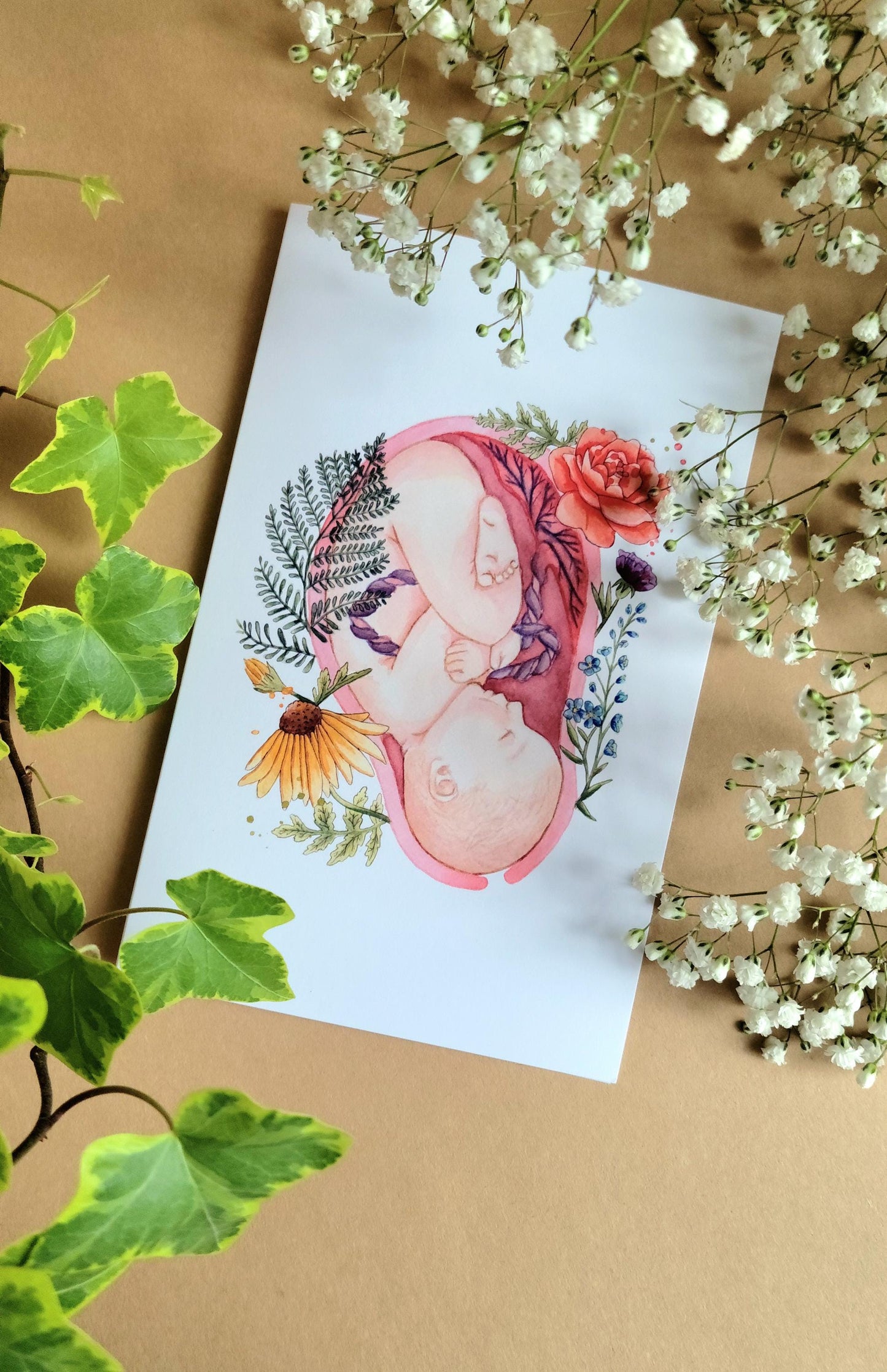 Greeting card IN UTERO