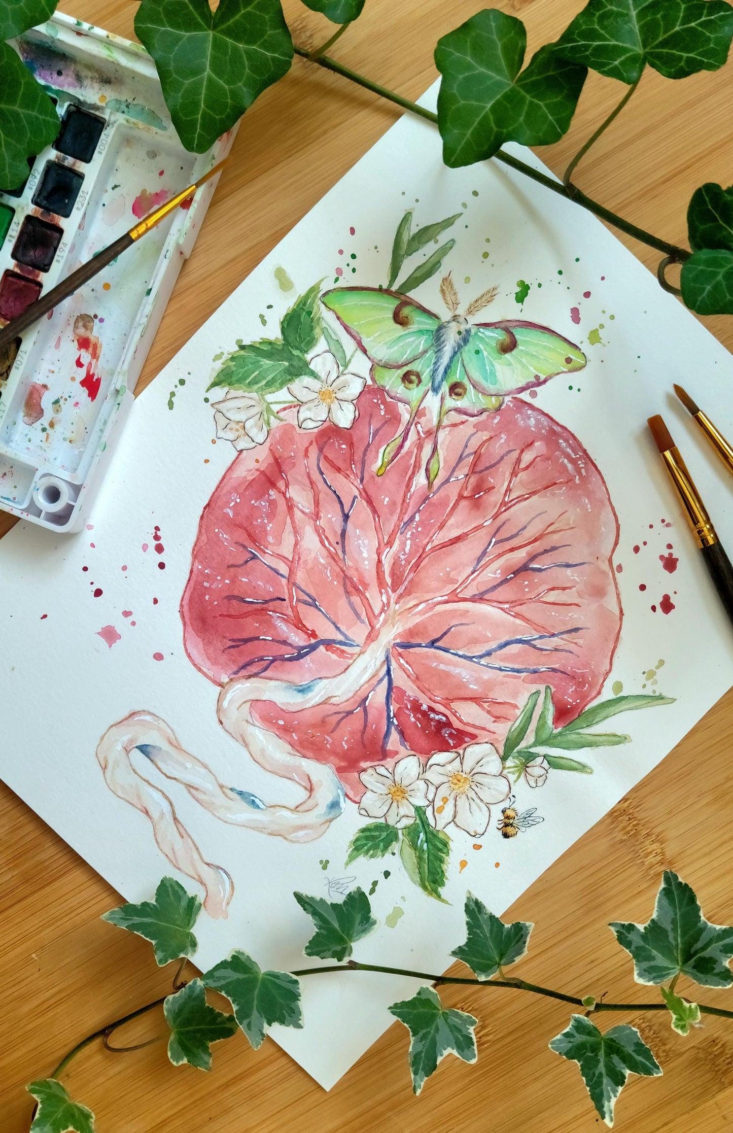 Print Watercolour THE EPHEMERAL