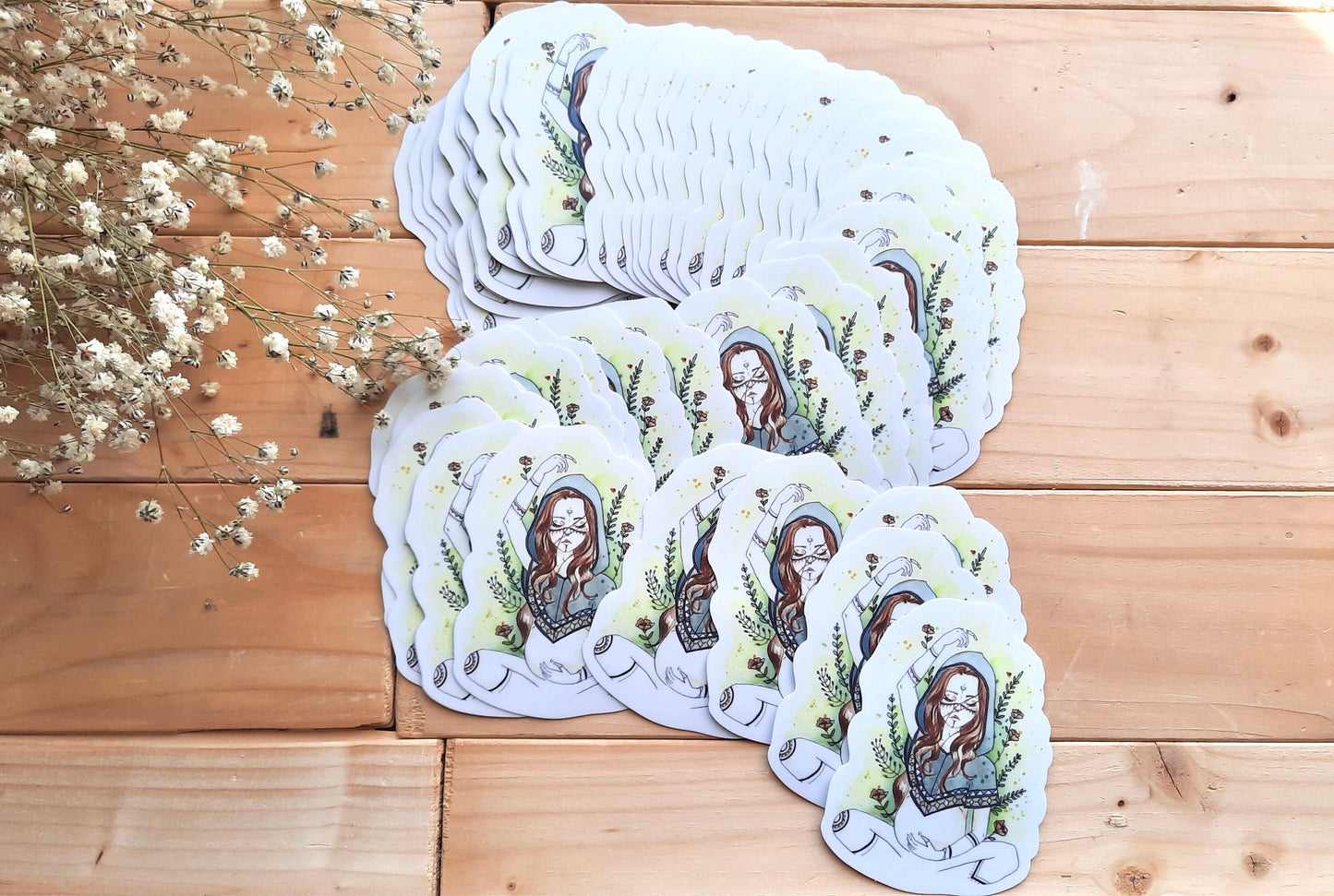 Waterproof vinyl sticker WOLF MOTHER