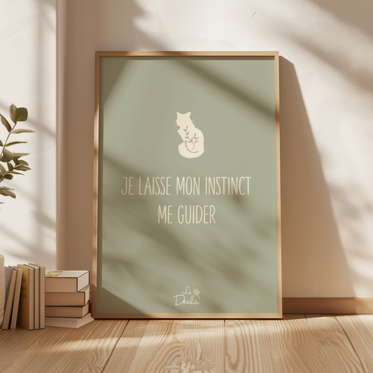 Affiche Affirmation J