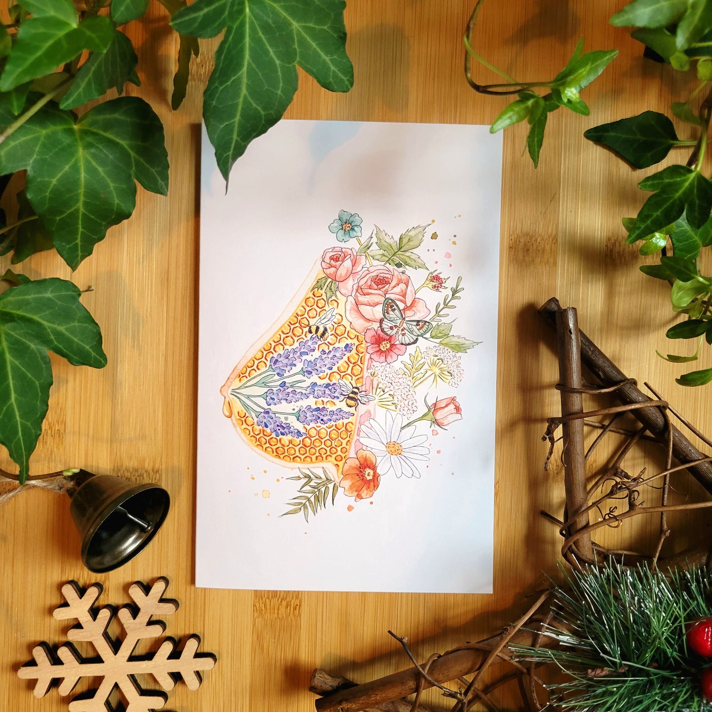 LIQUID GOLD Greeting Card