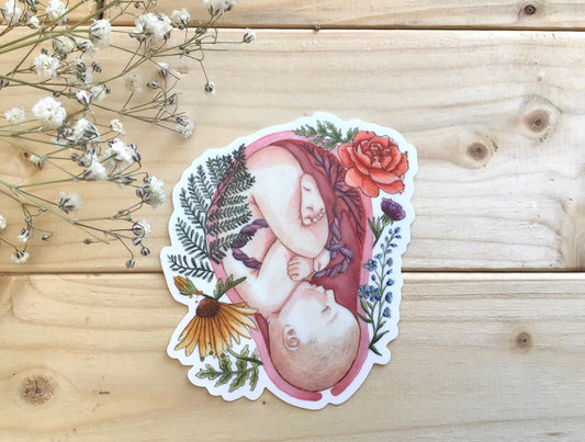 IN UTERO waterproof vinyl sticker
