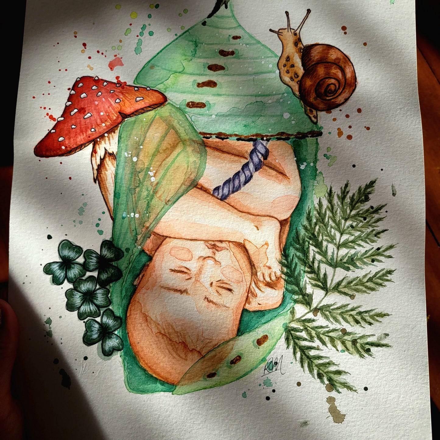 Affiche Aquarelle LITHA