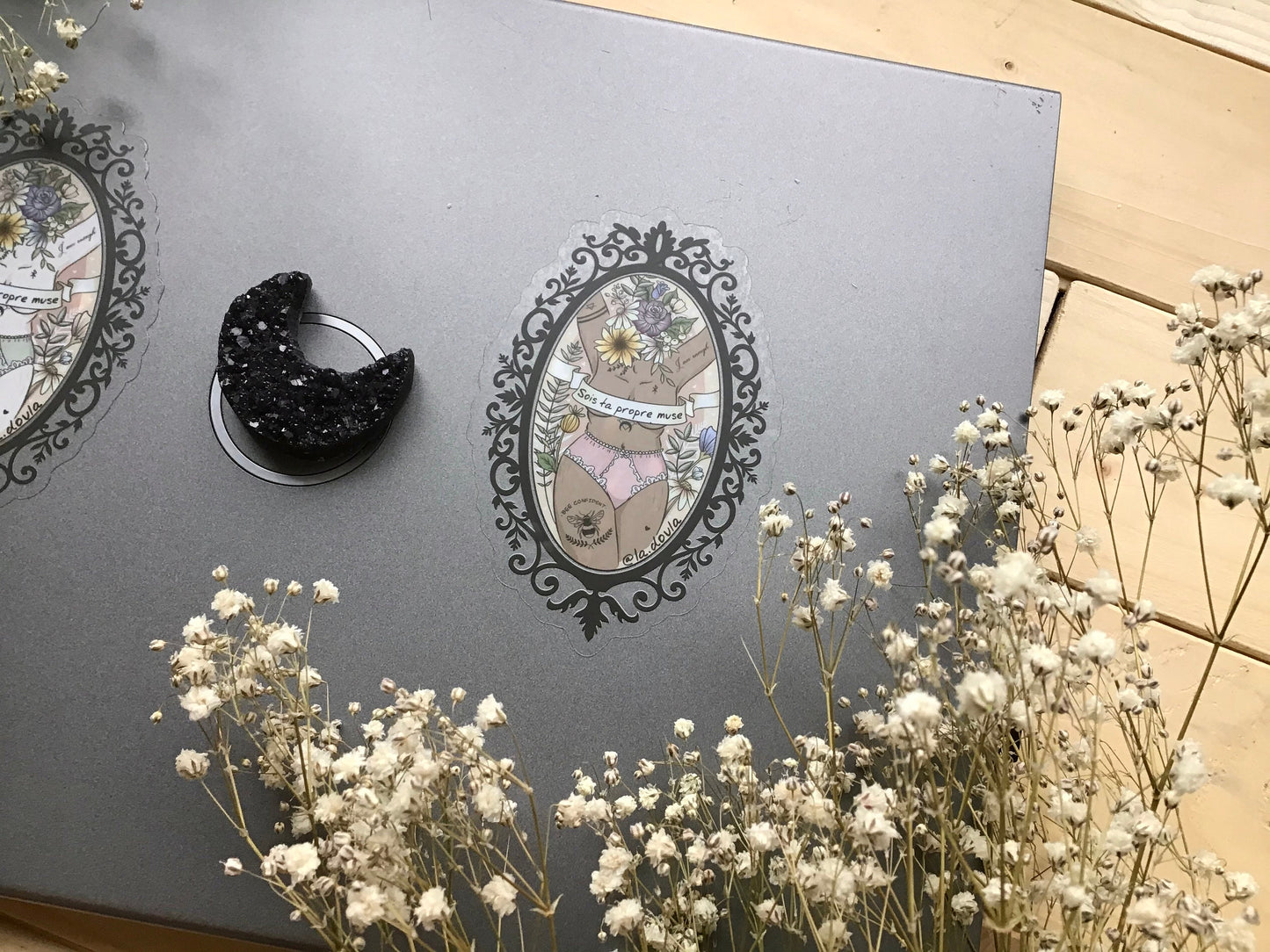 Waterproof vinyl sticker BE YOUR OWN MUSE