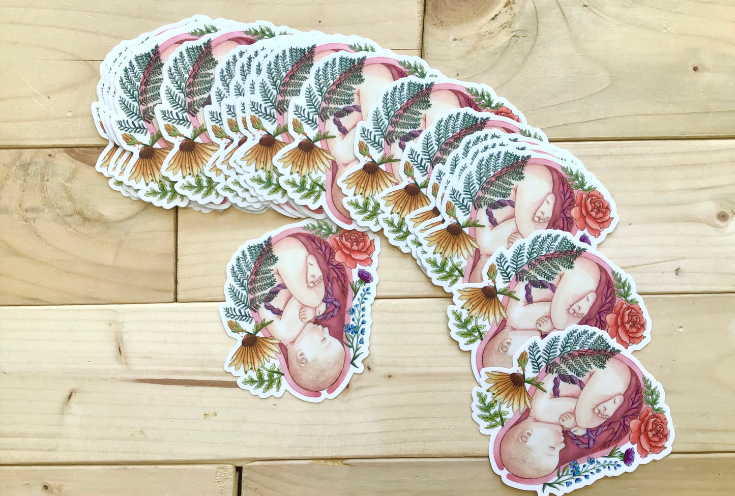 IN UTERO waterproof vinyl sticker