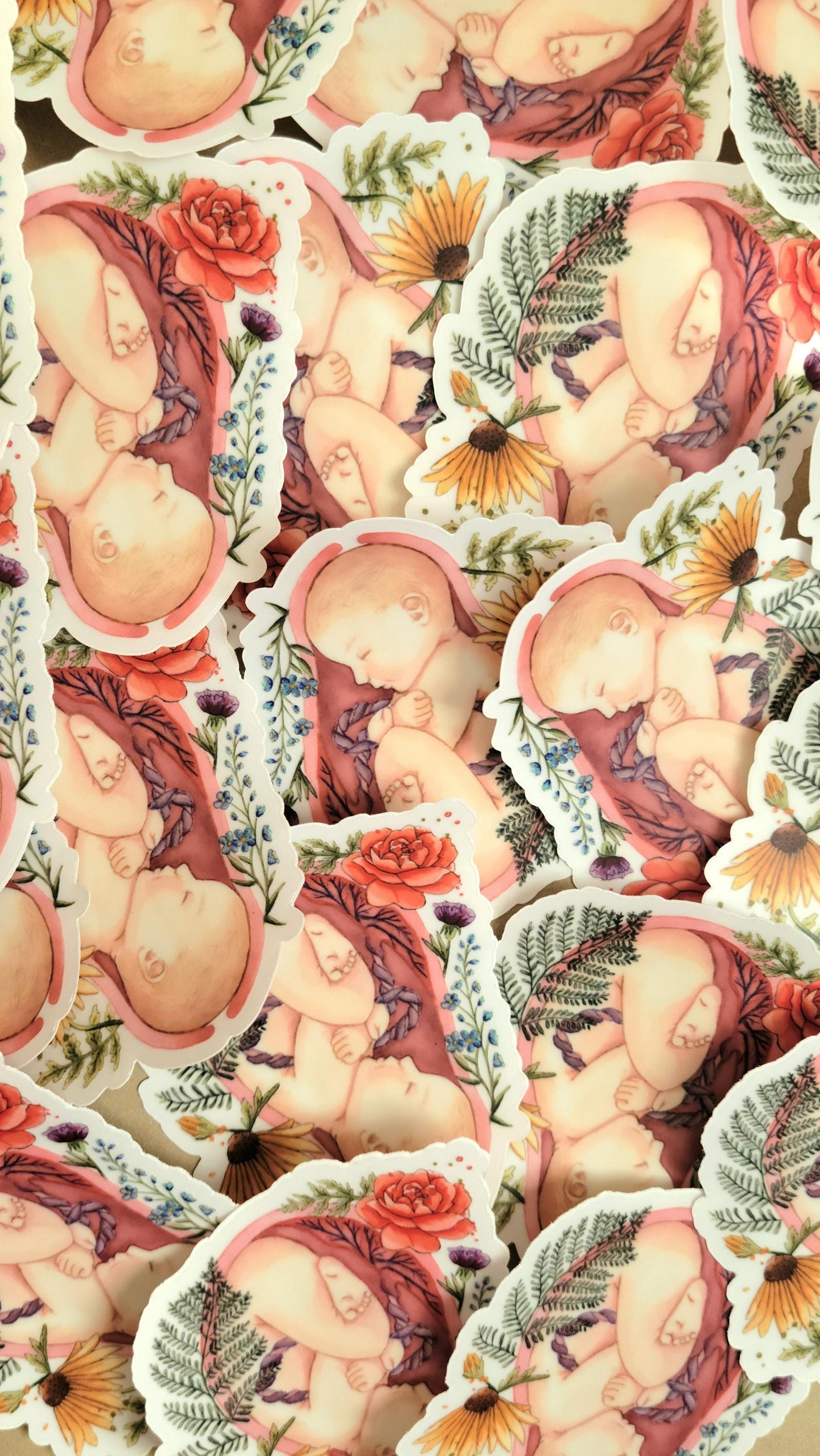 IN UTERO waterproof vinyl sticker