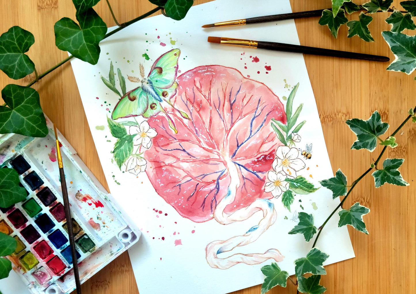 Print Watercolour THE EPHEMERAL