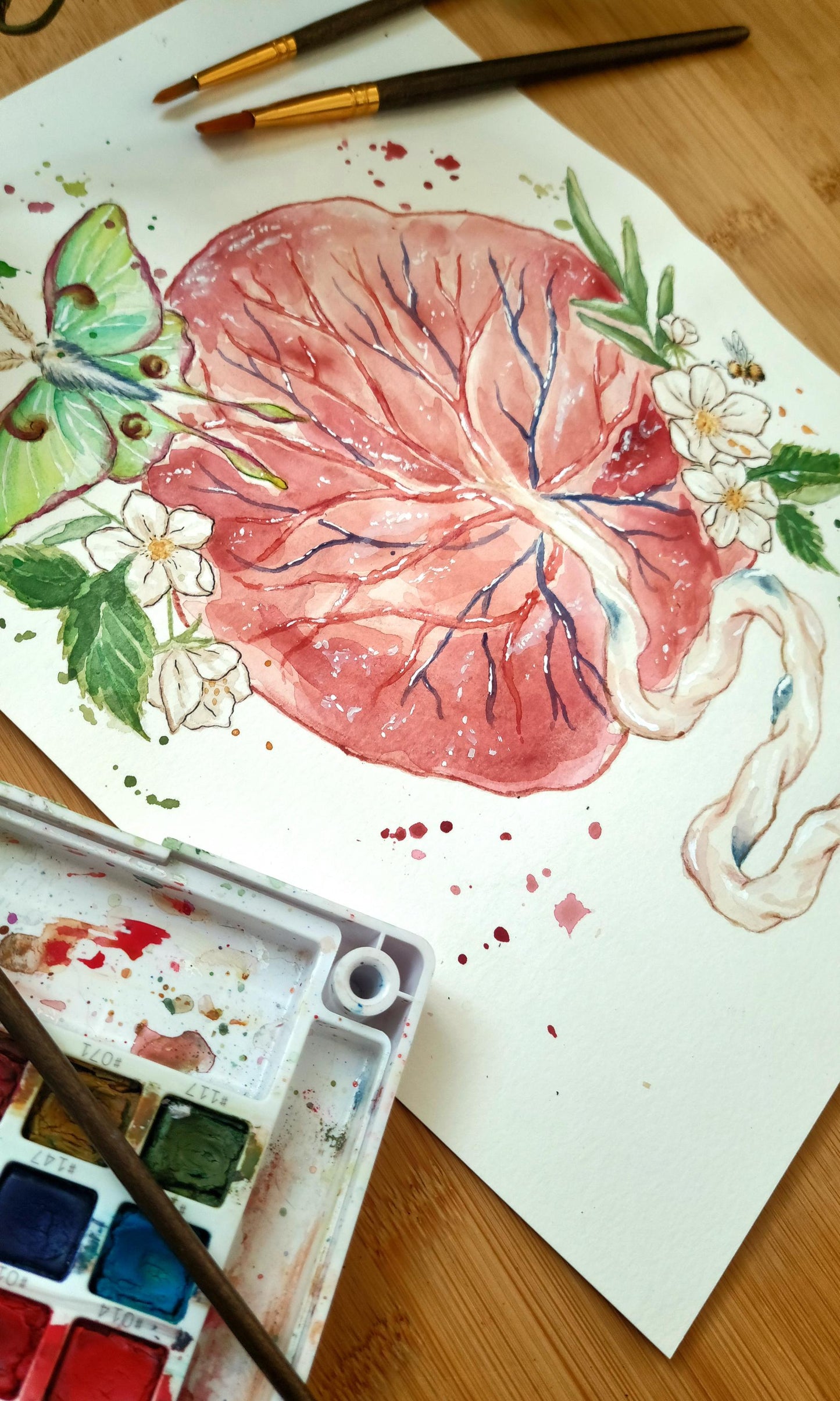 Print Watercolour THE EPHEMERAL