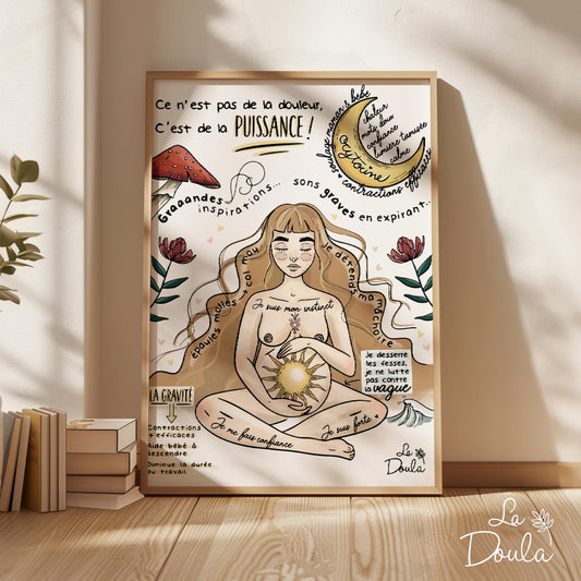 Affiche FEMME EN TRAVAIL
