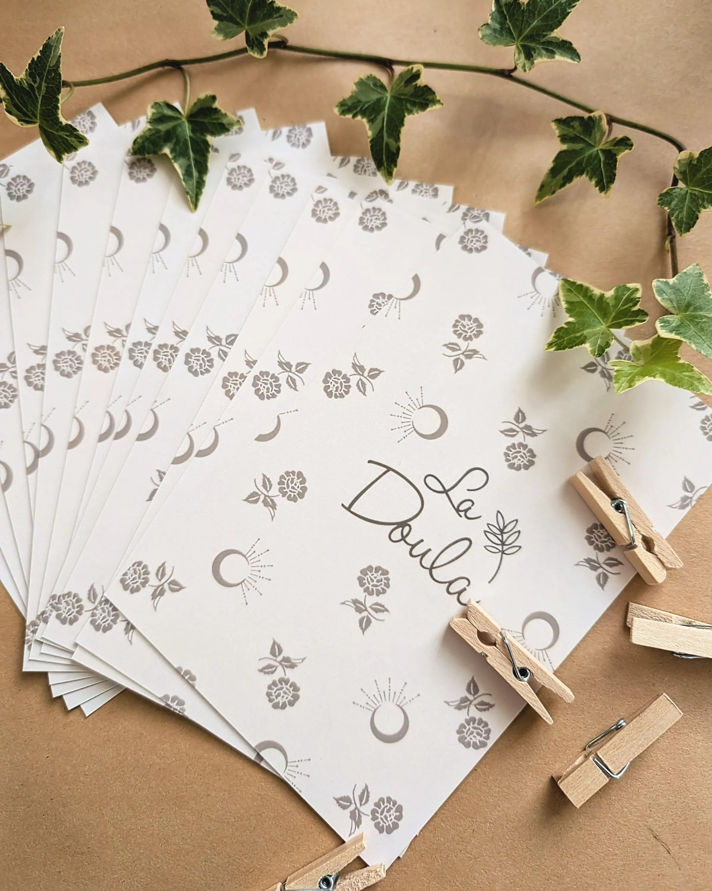 Cartes d'affirmations pour l'enfantement