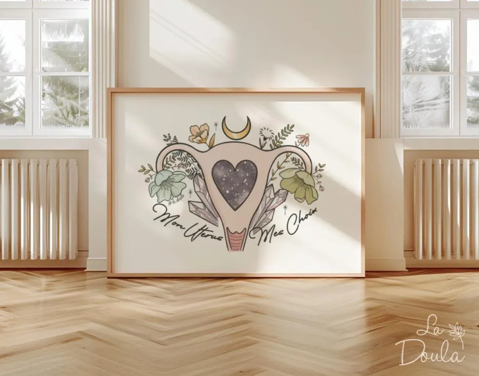 Affiche MON UTÉRUS, MES CHOIX