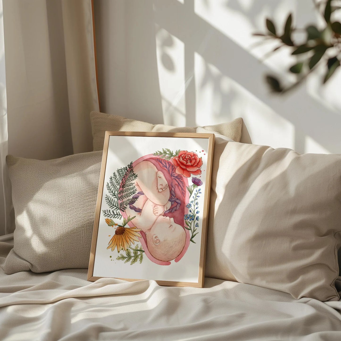 IN UTERO watercolor poster
