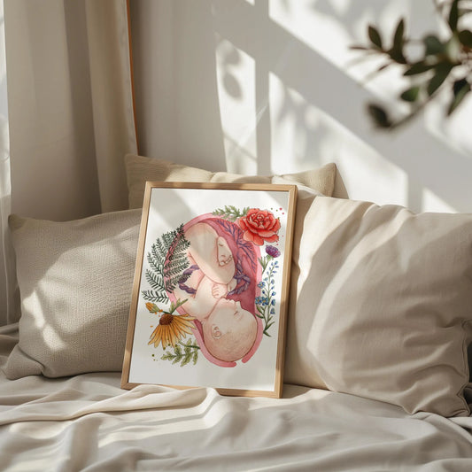 IN UTERO watercolor poster