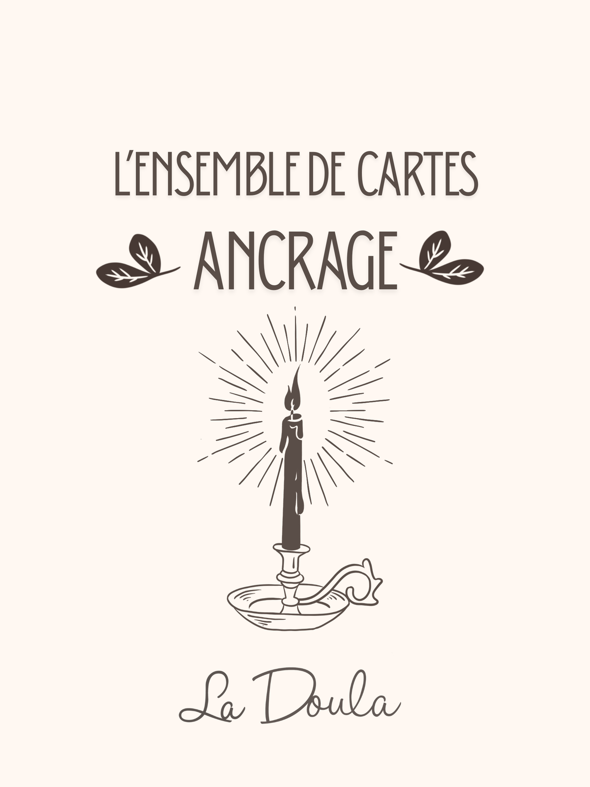 Cartes d'Affirmations pour l'Enfantement ANCRAGE *numérique*