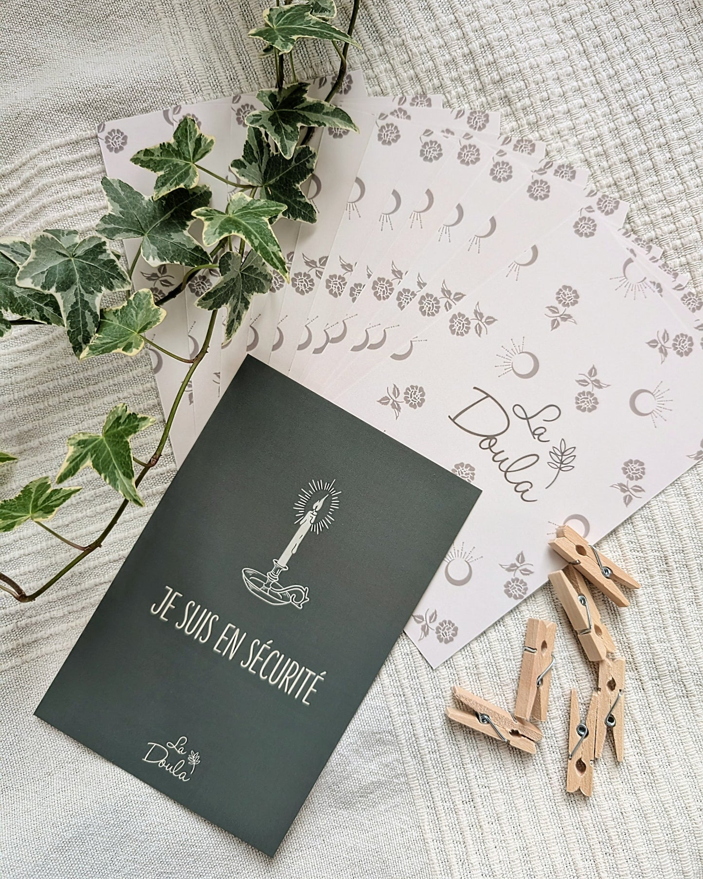 Cartes Affirmations Positives pour l'Enfantement